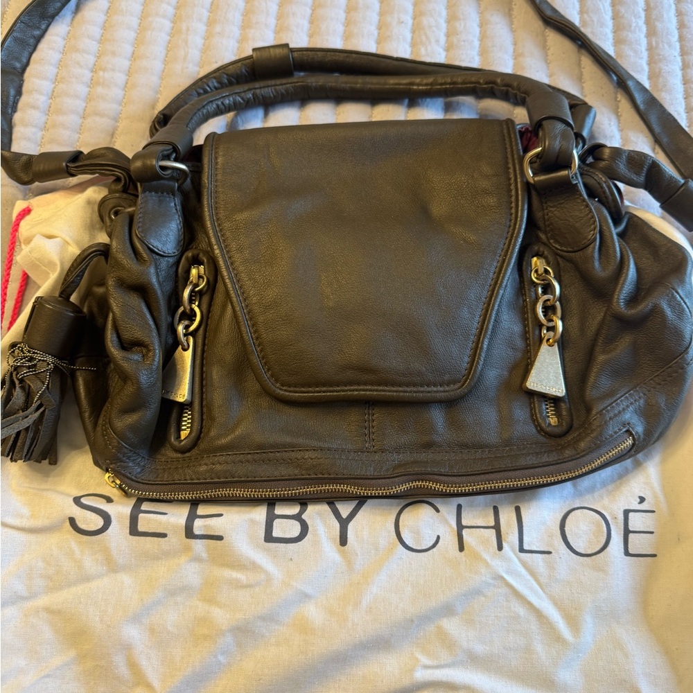 See By Chloe Crossbody Bag with Soft Leather and Gold Hardware